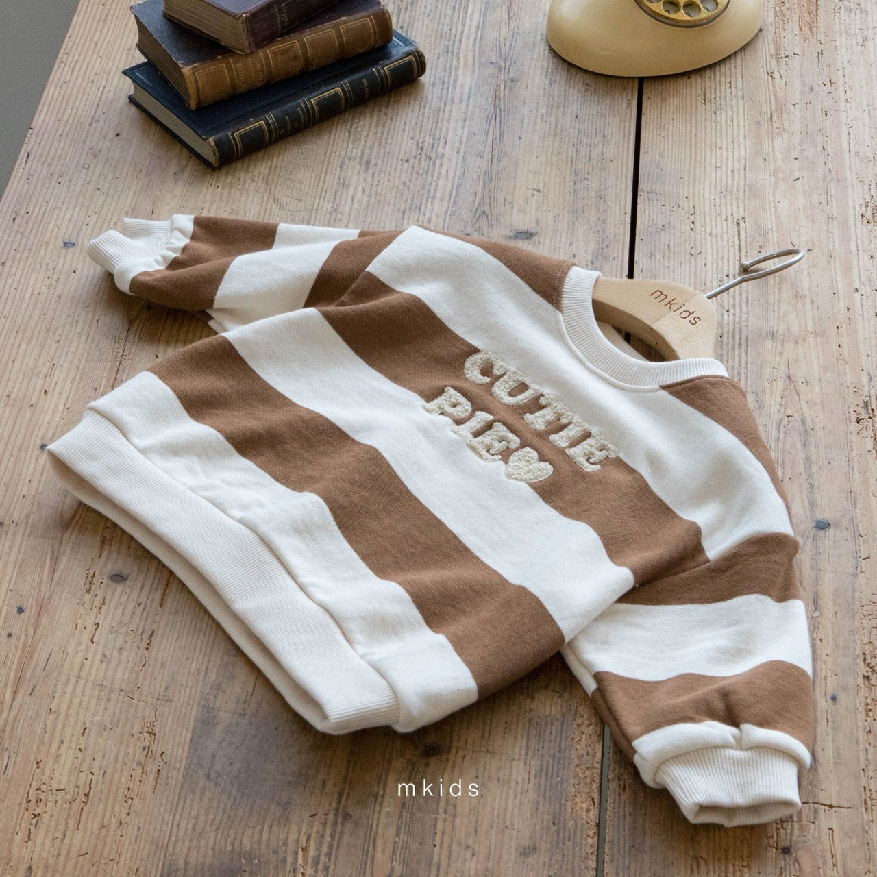 韓國童裝 25秋冬 | MD25462 Stripe MTM