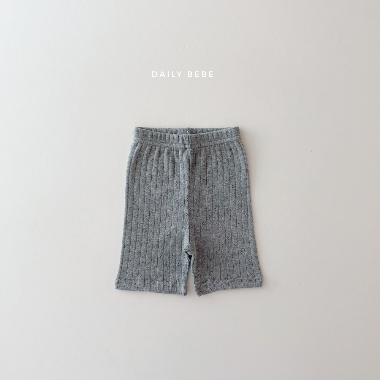 韓國童裝 26夏| DD28 Eyelet Half Leggings (75-140cm)