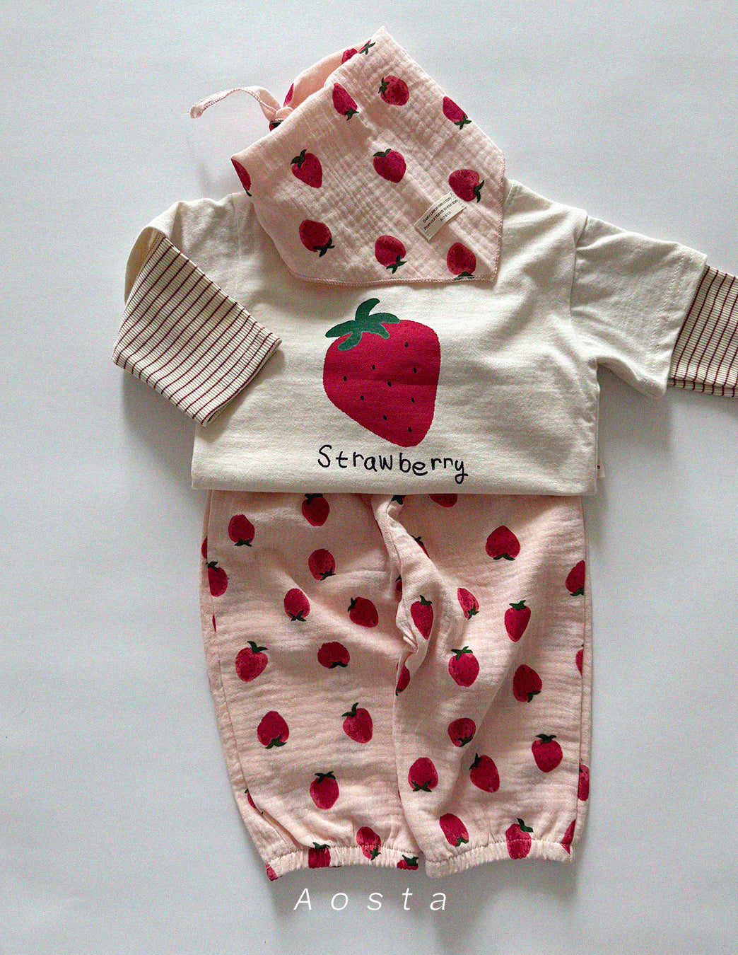 韓國童裝 26春 | AO26101 Fruit Tee