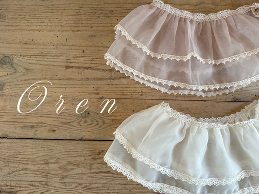 韓國童裝 25秋 | OR25329 Lace Apron