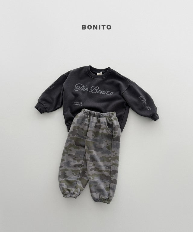 韓國童裝 26秋| BT12 The Bonito Lettering Sweatshirt 衛衣 (80-140)
