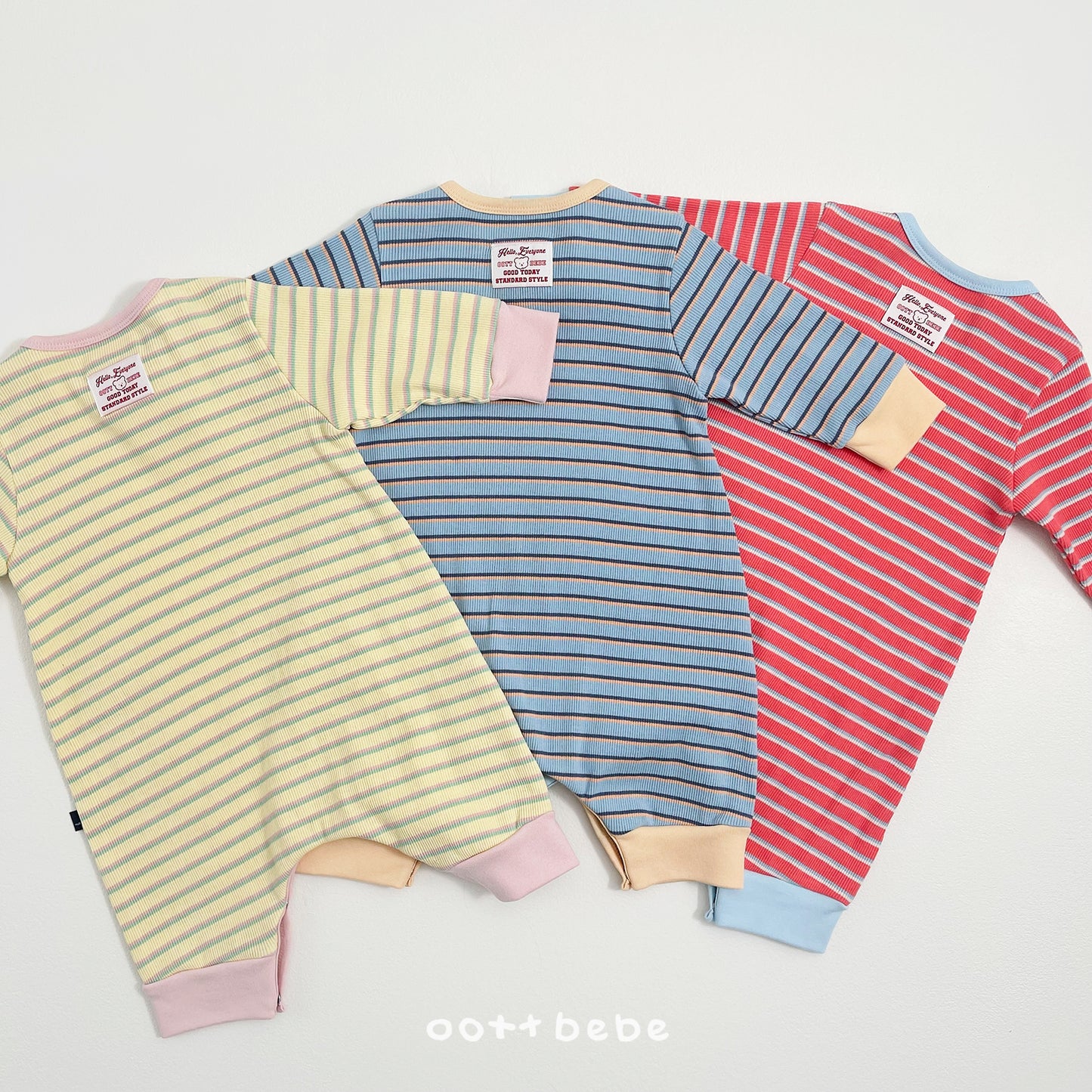 韓國童裝 26SS | OT05 Apollo Stripe Baby Suit (55-75cm)