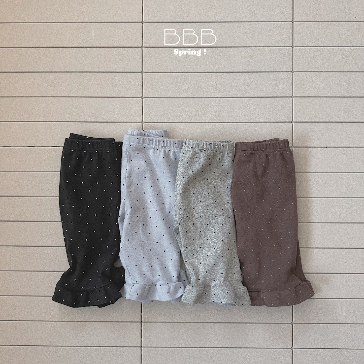 韓國童裝 26春 | BB32 Bebe Frill Pants (70-130cm)