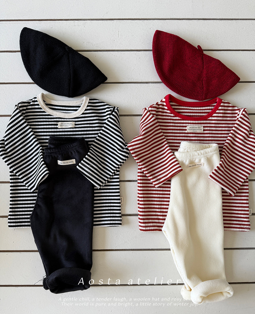 韓國童裝 25秋冬 | AO2565 Warm Leggings