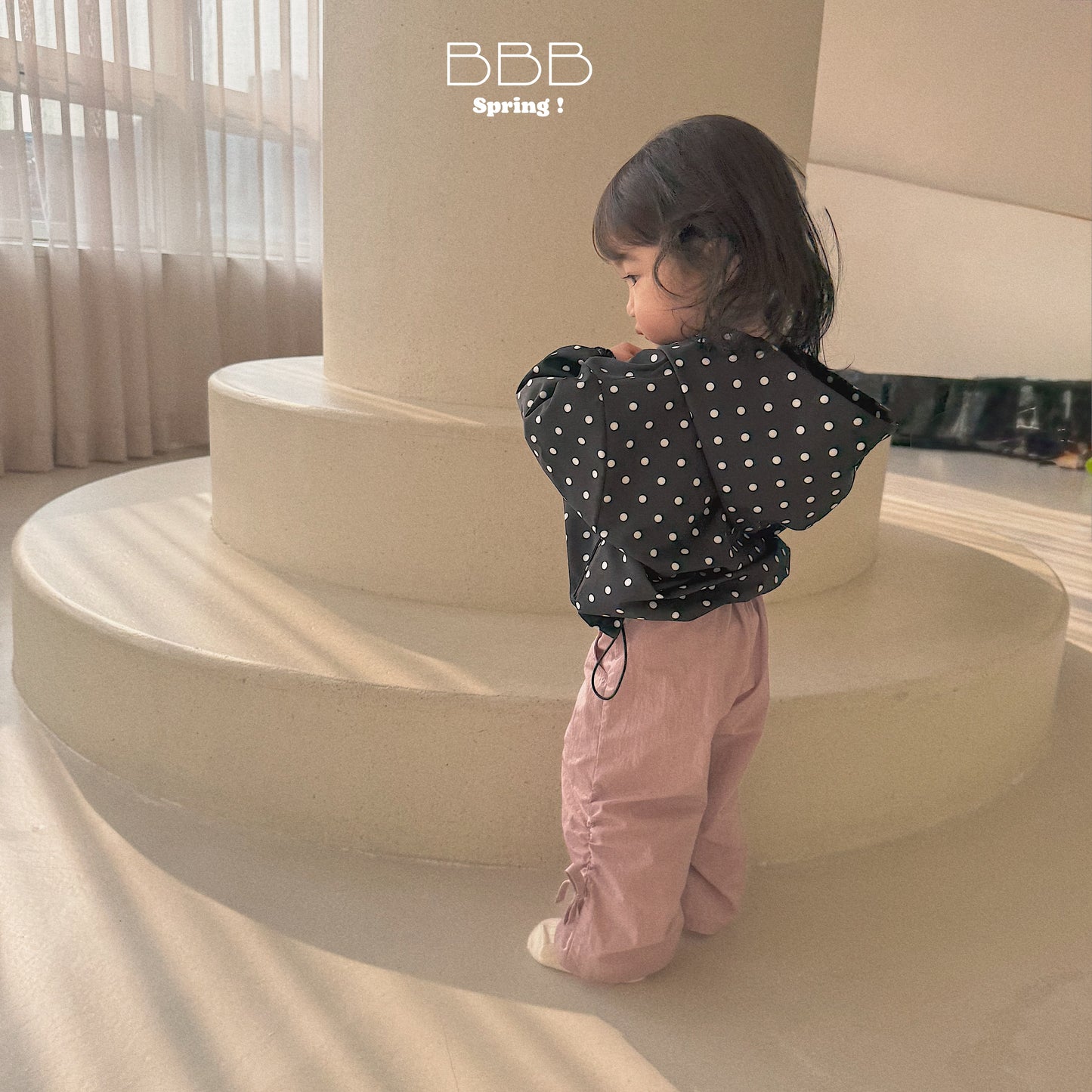 韓國童裝 26春 | BB14 Bebe Hood Flower Jumper (70-100cm)