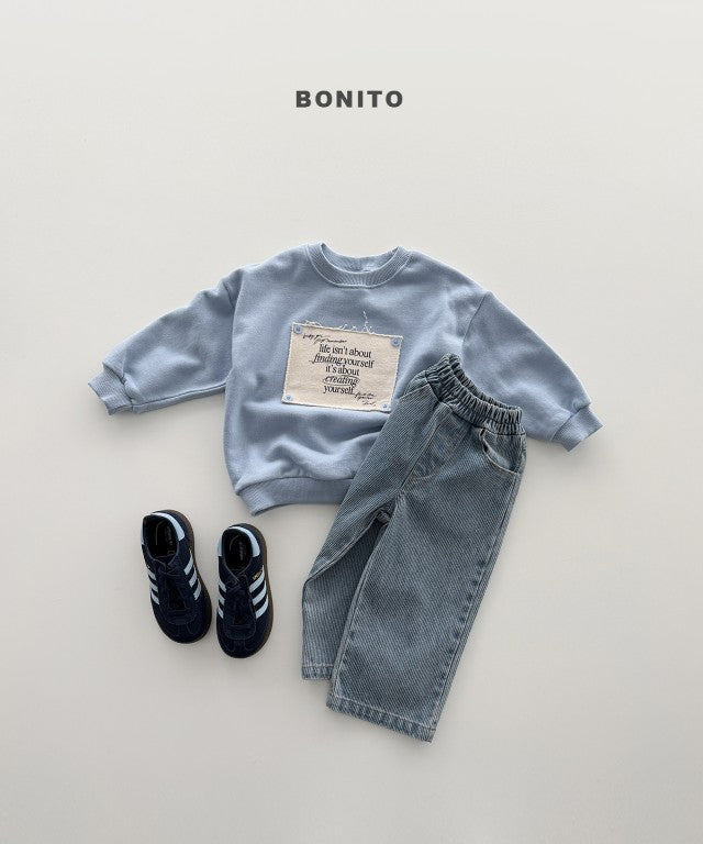 韓國童裝 26秋| BT33 Remember Button Sweatshirt 衛衣 (80-140)