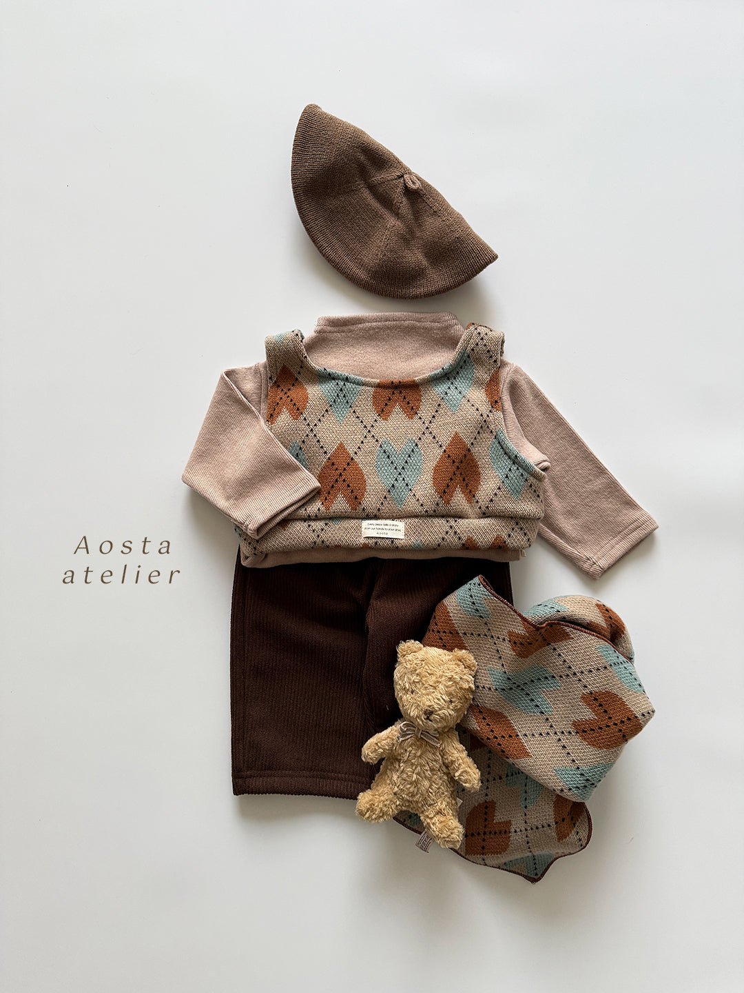 韓國童裝 25秋冬 | AO25401 Corduroy pants