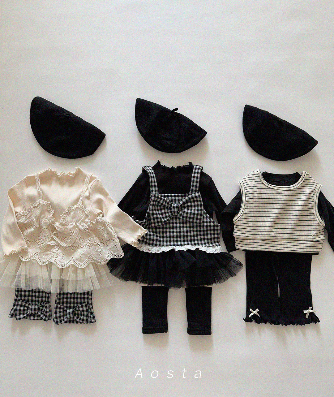 韓國童裝 26春 | AO26105 Knit Beret