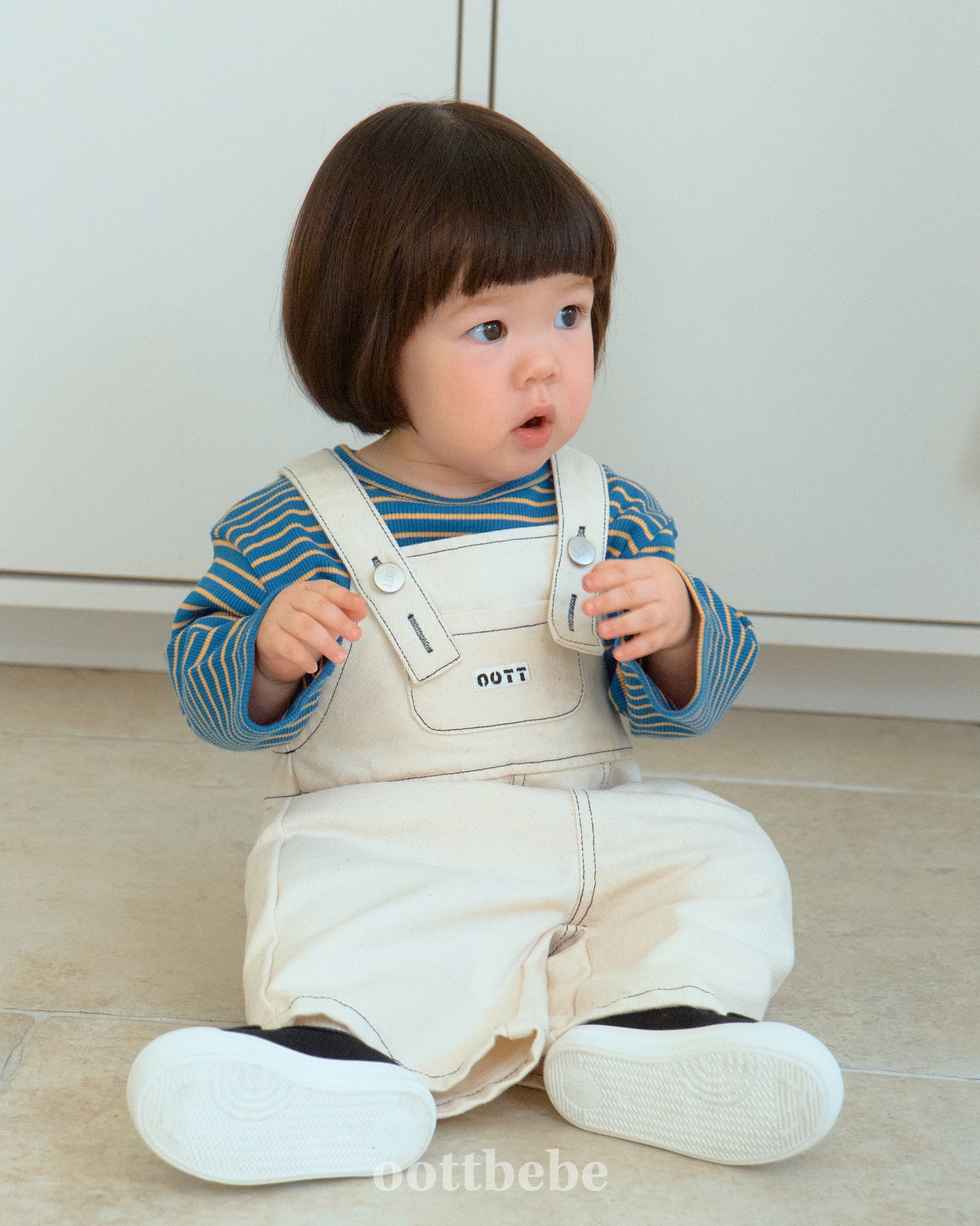 韓國童裝 | OT25327 Denim Overall
