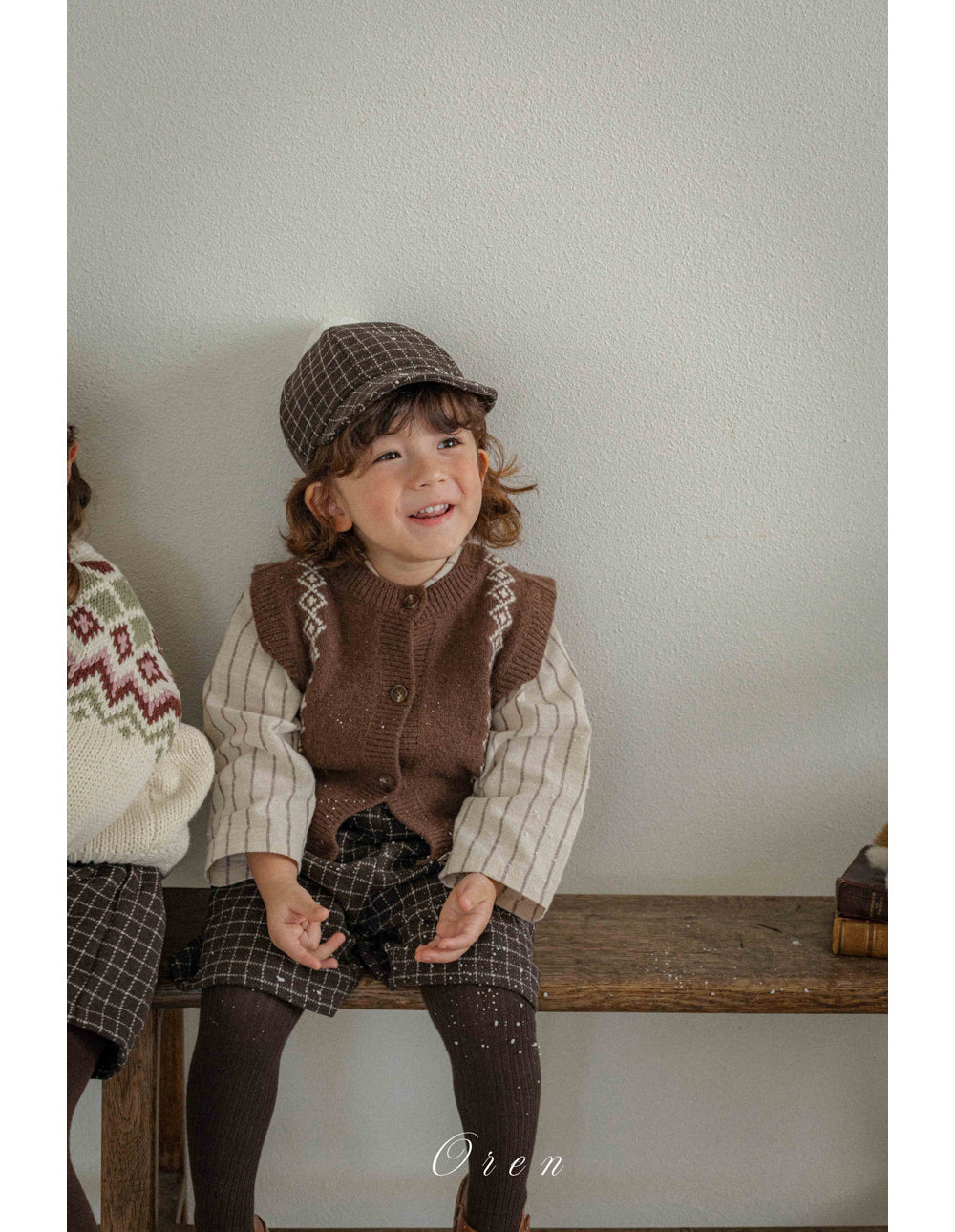 韓國童裝 25秋冬 | OR25410 Nattu Knit Vest