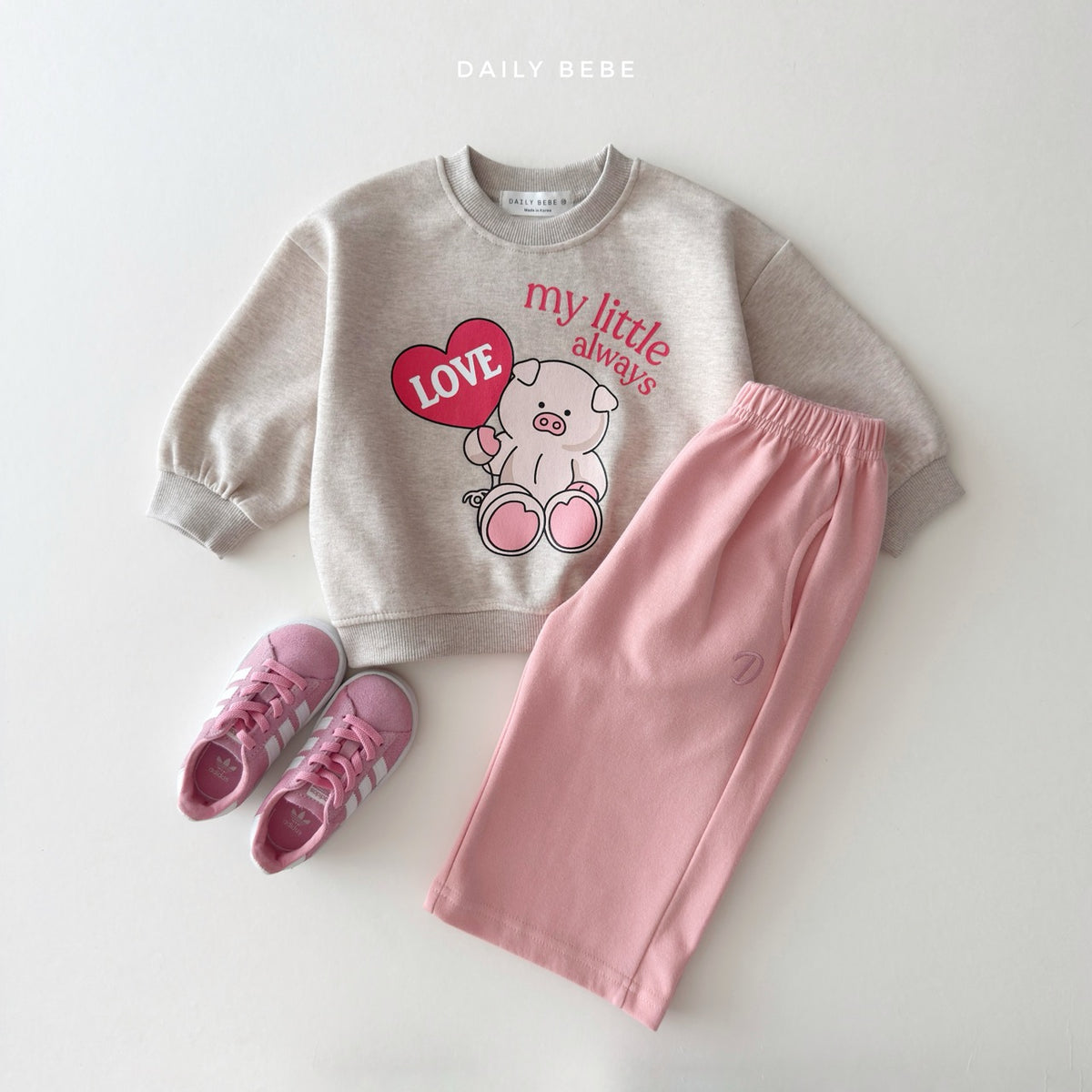 韓國童裝 26秋| DD01 Daily Wide Pants 長褲