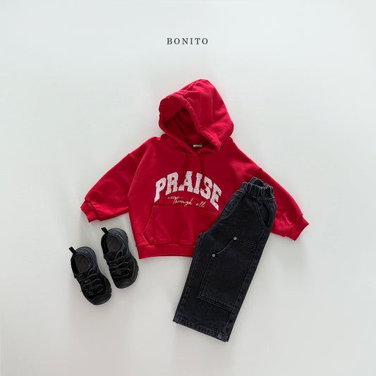 韓國童裝 25秋| BT25328 PRAISE HOODED MTM (70-140CM)