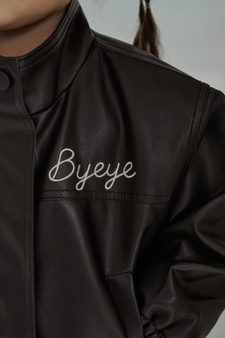 韓國童裝 26秋| MN16 Leather Jacket 外套 (90-130)