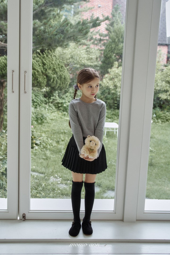 韓國童裝 26秋| MN08 Ribbon Pleated Skirt 短裙 (90-140)