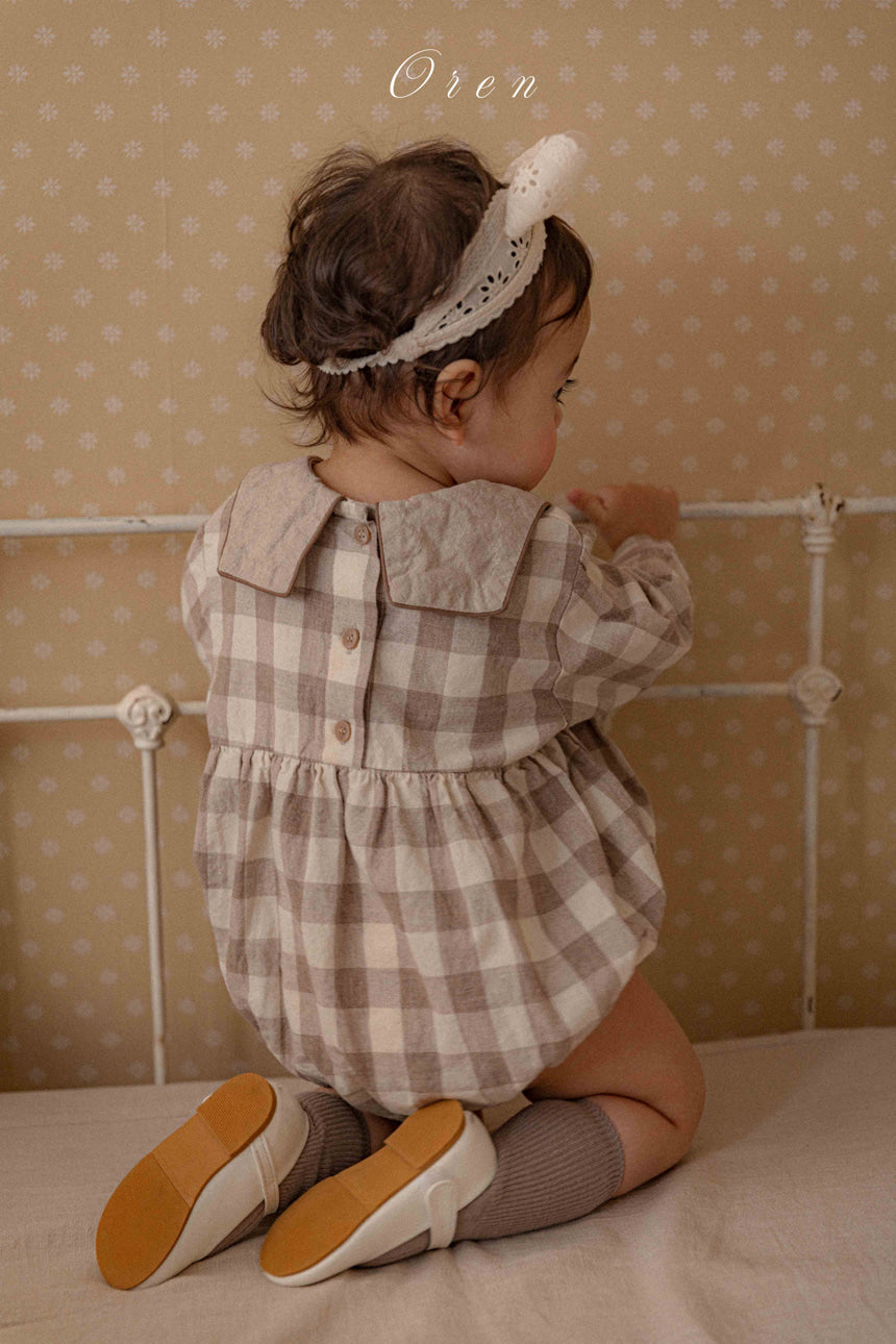 韓國童裝 26春 |  OR92 Checked Suit (75~90cm)