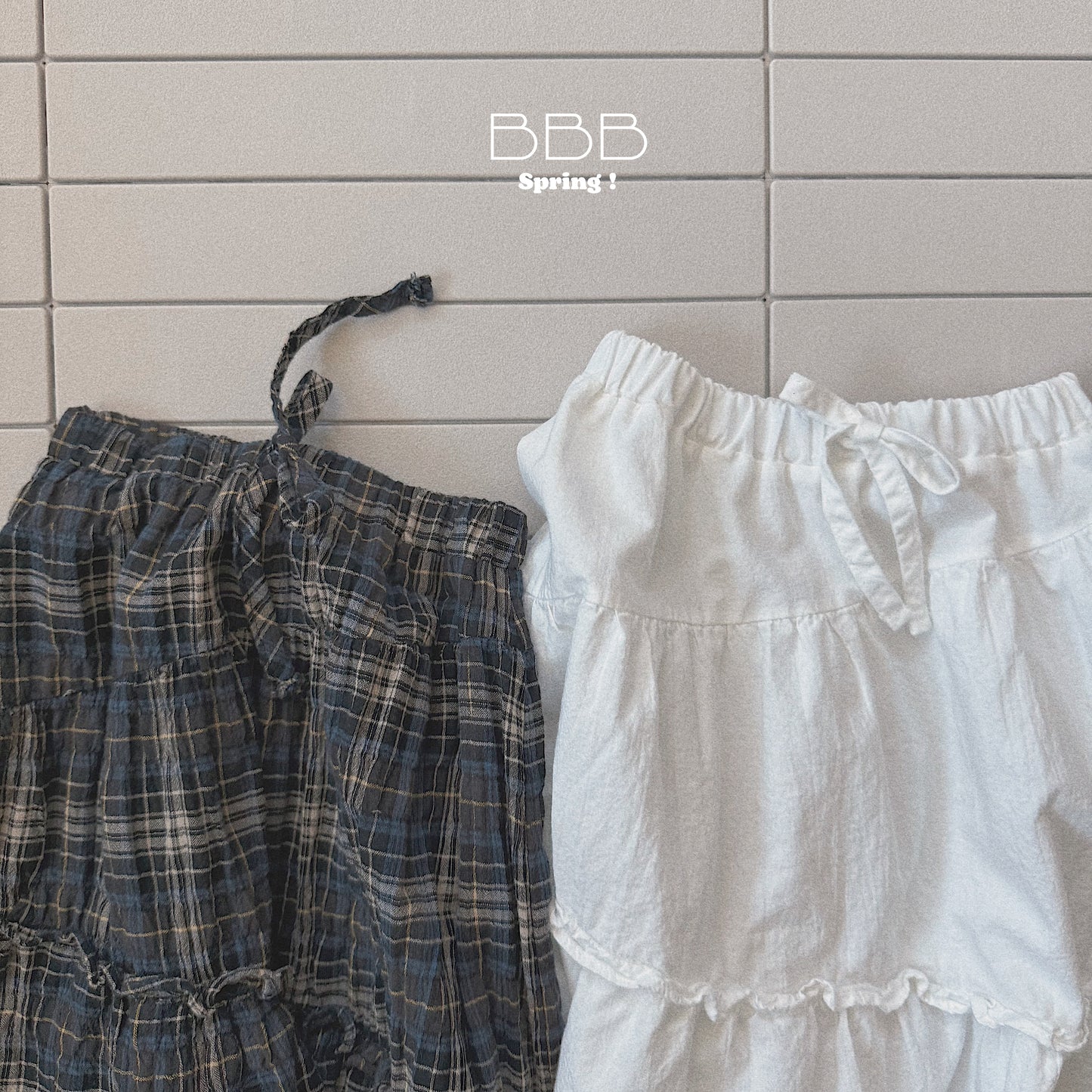 韓國童裝 26春 | BB30 Bebe Dot Dot Skirt (70-110cm)