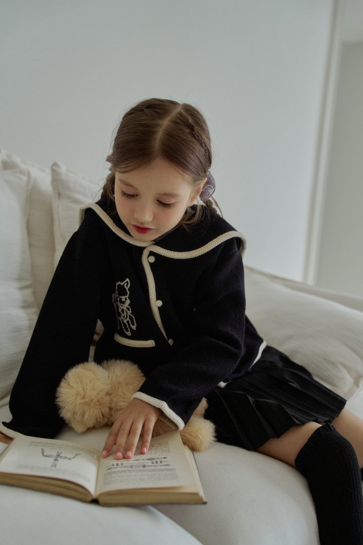 韓國童裝 26秋| MN15 Jacquard Cardigan 外套/開衫 (90-130)