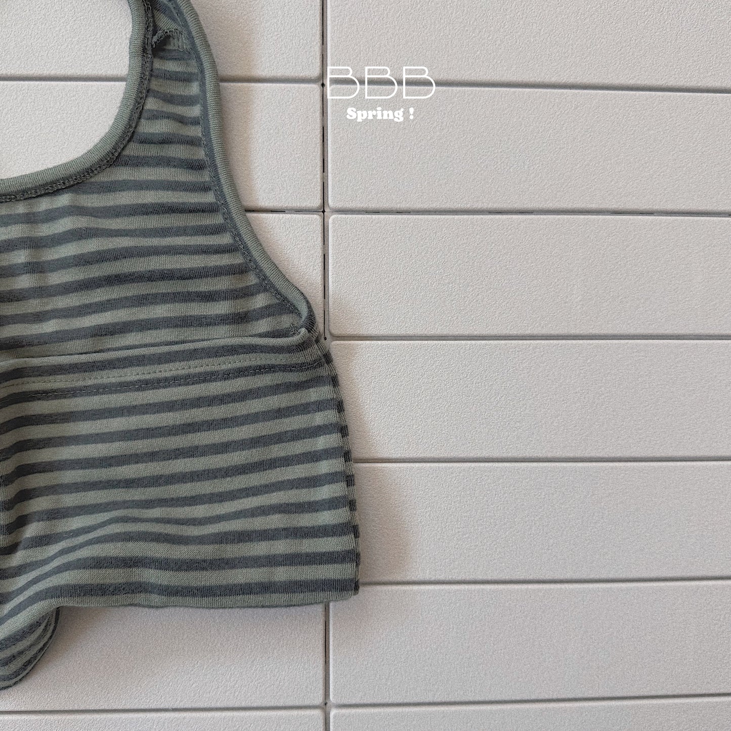 韓國童裝 26春 | BB20 Bebe Stripe Sleeveless (70-110cm)