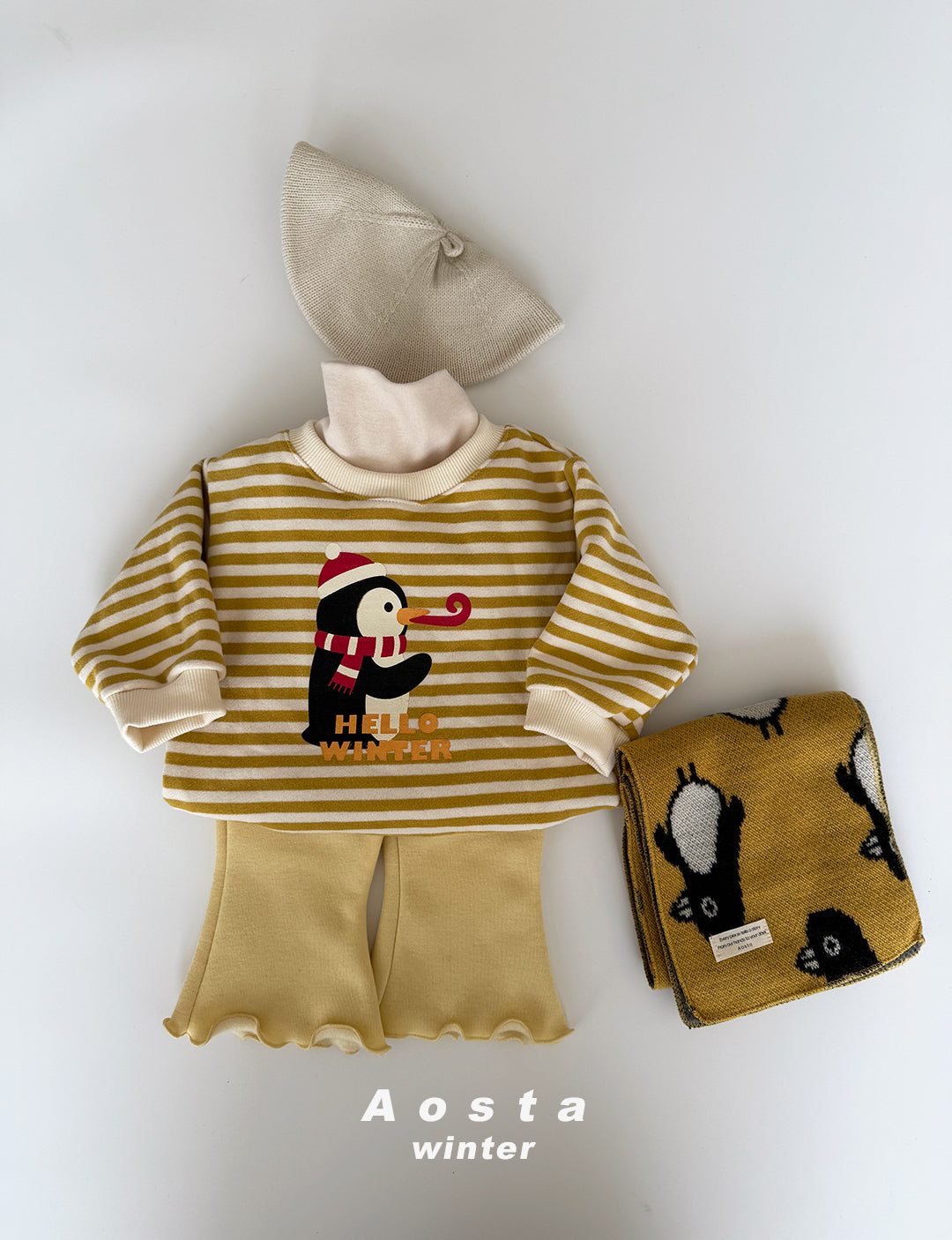 韓國童裝 25秋冬 | AO2568 Penguin MTM