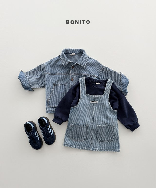 韓國童裝 26秋| BT40 Denim Overall Dress 連身裙 (80-140)