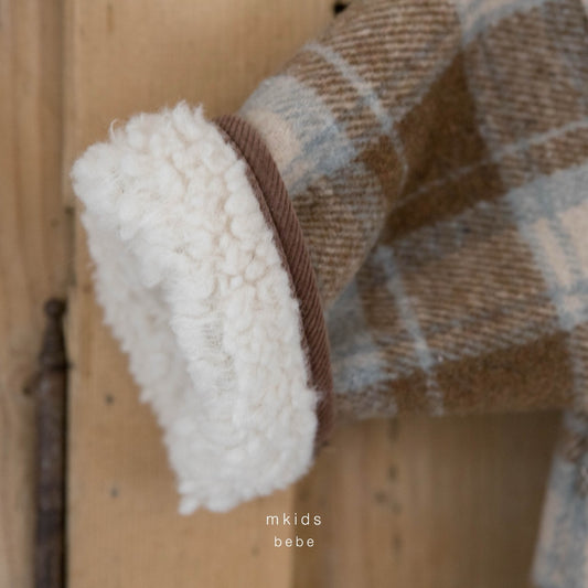 韓國童裝 25秋冬 | MD25411 Baby Check Suit