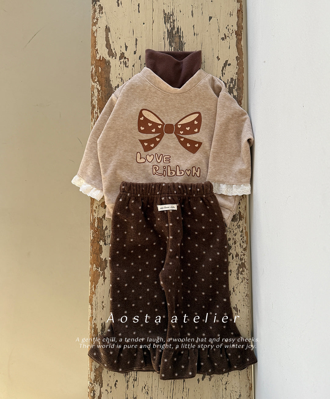 韓國童裝 25秋冬 | AO25418 Dot Candy Pants