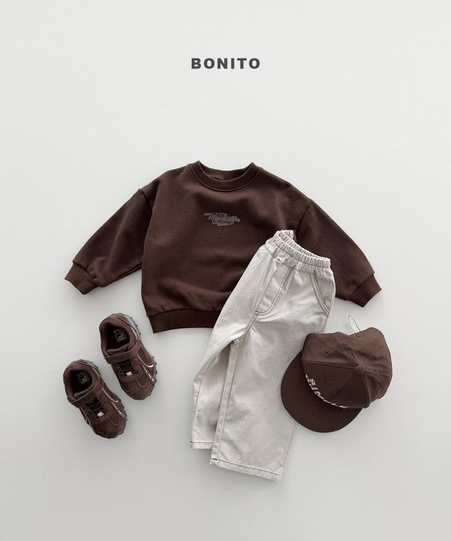 韓國童裝 26秋| BT18 Stitch Cotton Pants 長褲 (80-140)