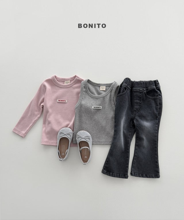 韓國童裝 26秋| BT57 Bootcut Spandex Denim Pants 牛仔褲 (80-140)