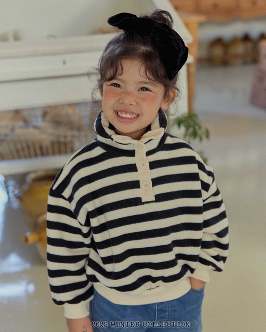 韓國童裝 25秋冬 | ME25403 Stripe Shirt