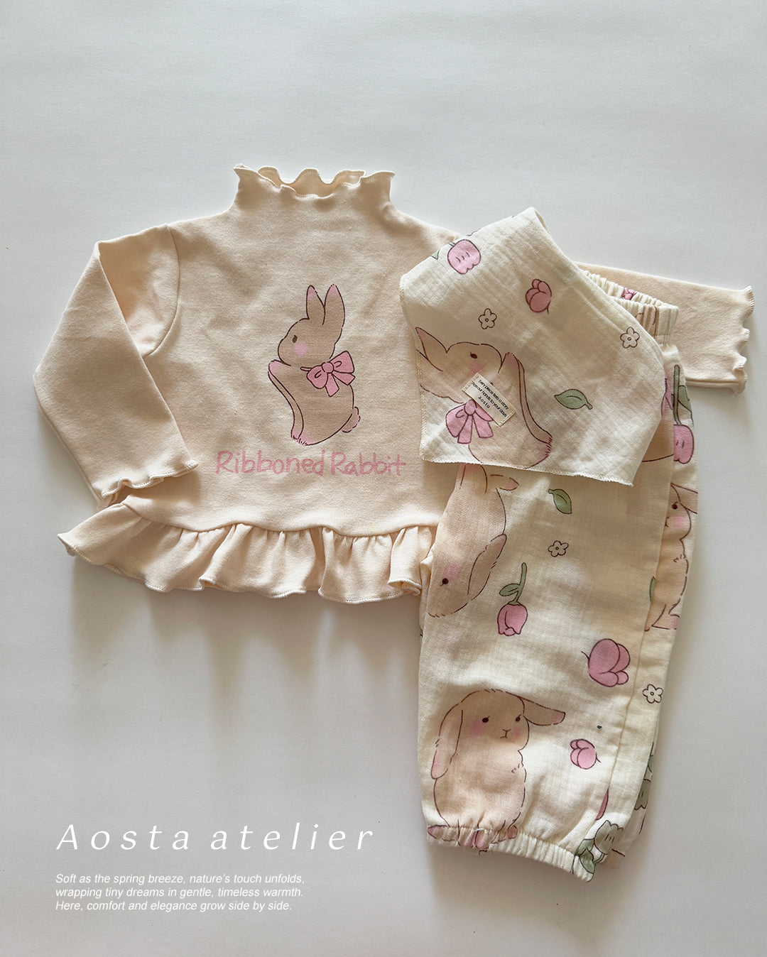 韓國童裝 26春 | AO26123 Bongbong Scarf