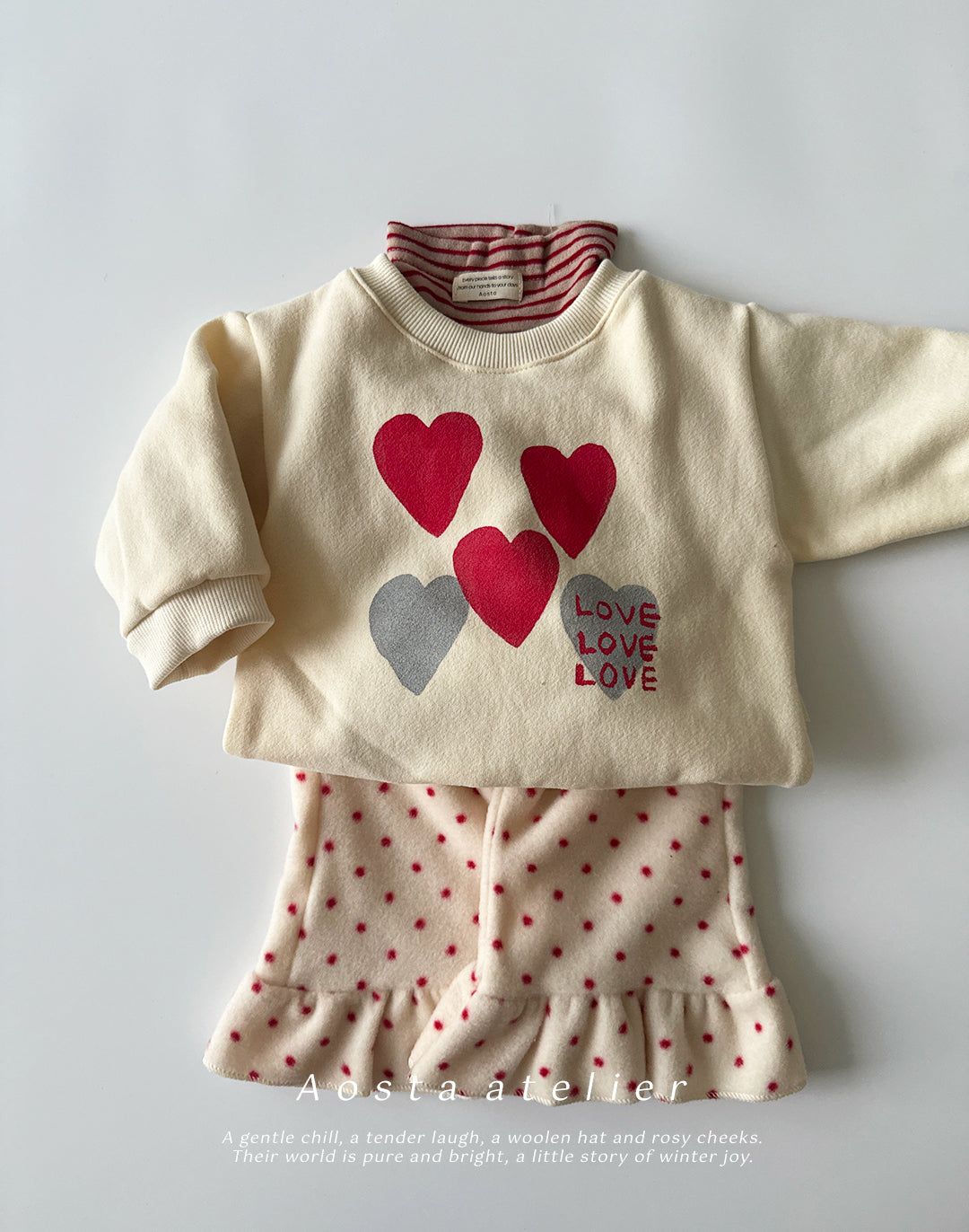 韓國童裝 25秋冬 | AO25418 Dot Candy Pants