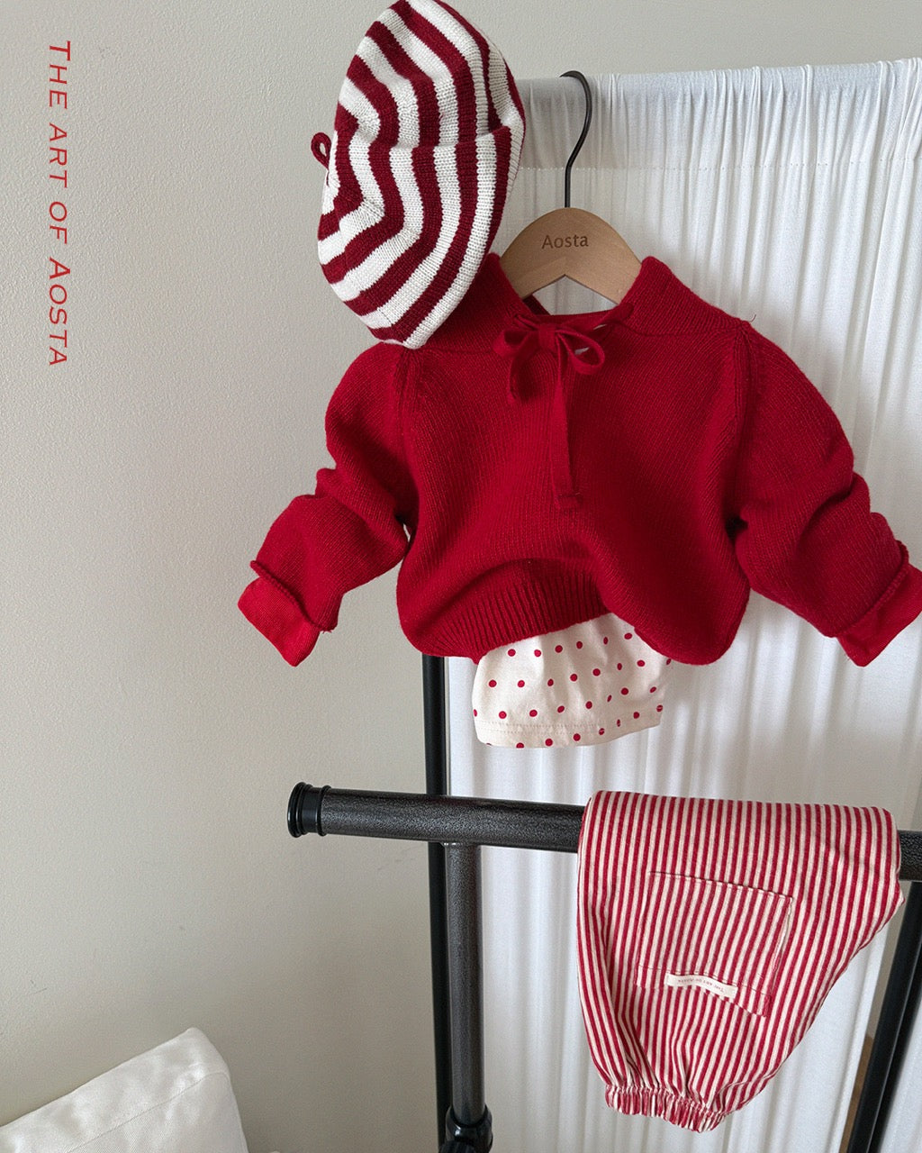 韓國童裝 26秋| AO10 Knit Cookie Hoodie 連帽衫 (70-110)