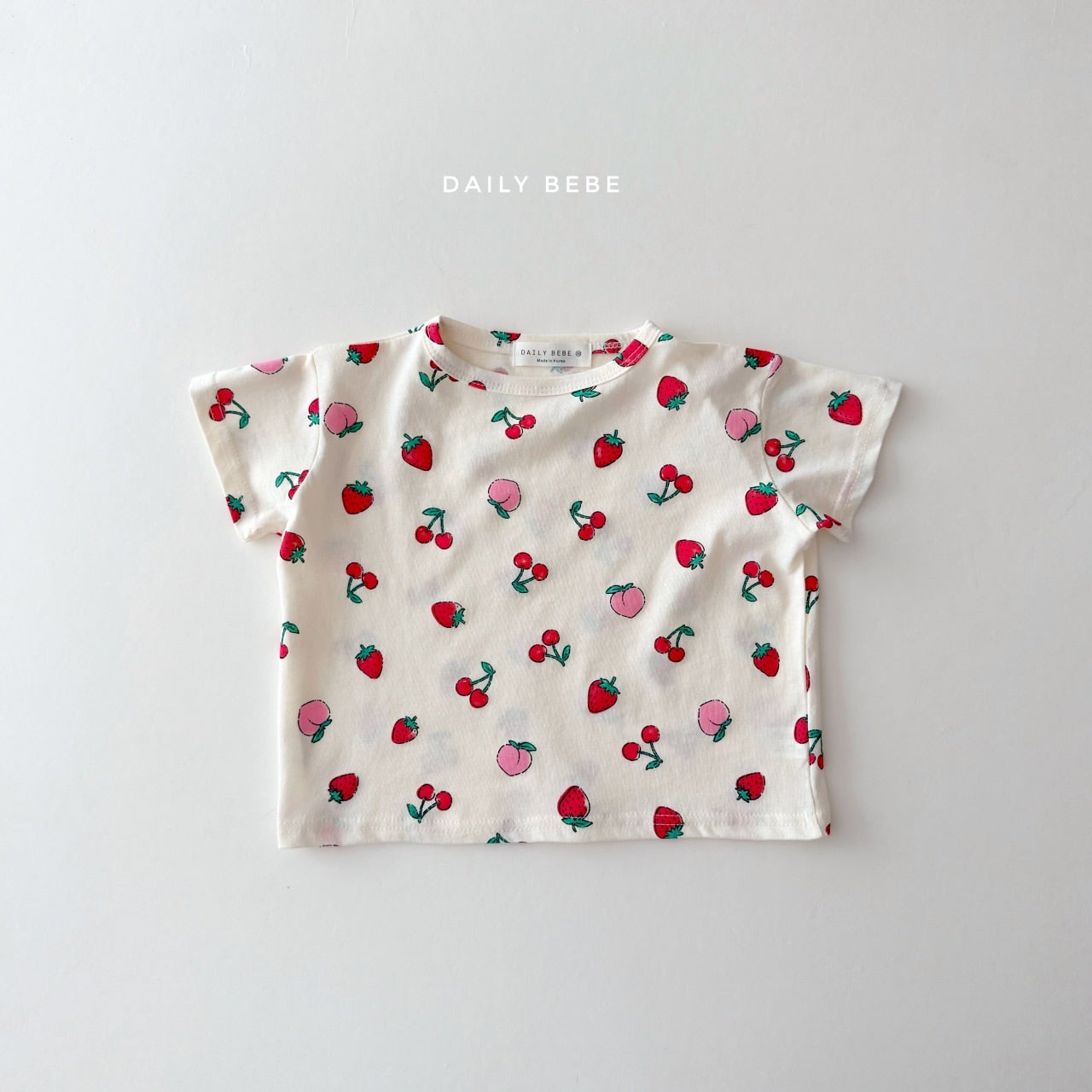 韓國童裝 26夏| DD17 Pattern Short Sleeve Tee (75-140cm)