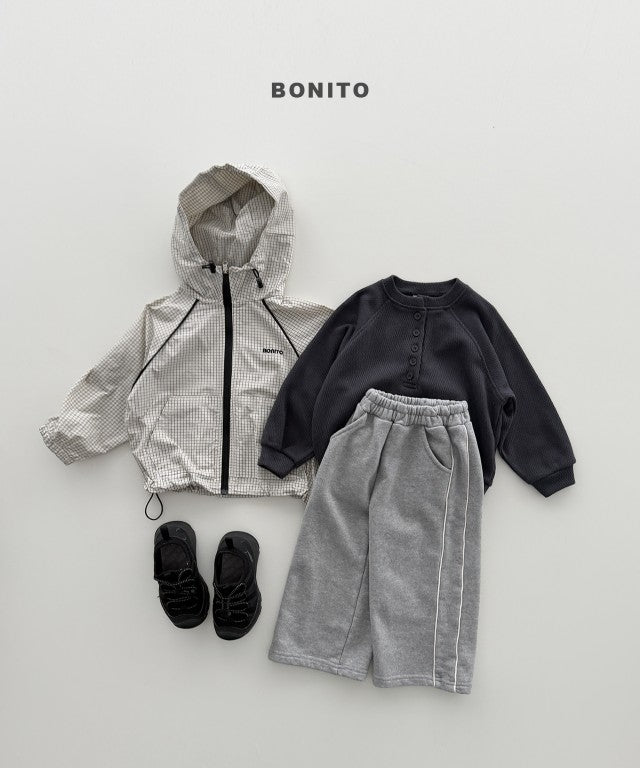 韓國童裝 26秋| BT25 Henley Neck Sweatshirt 衛衣 (80-140)