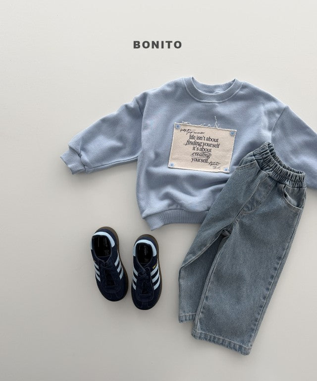 韓國童裝 26秋| BT33 Remember Button Sweatshirt 衛衣 (80-140)