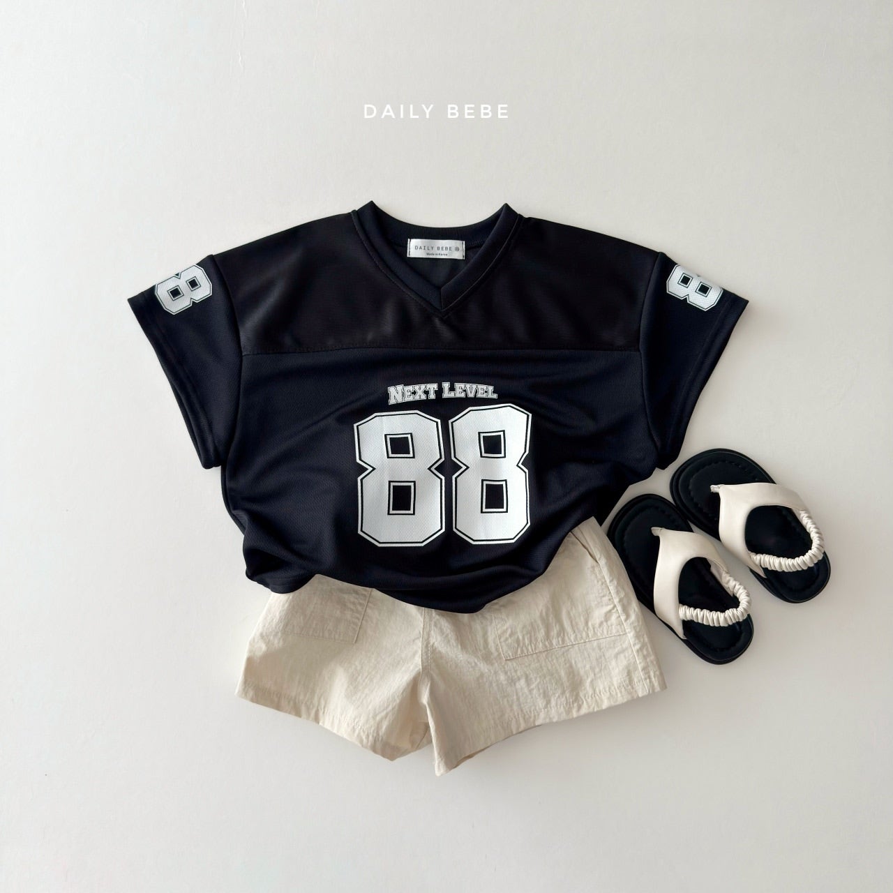 韓國童裝 26夏| DD25 Mesh 88 Jersey Tee (75-140cm)