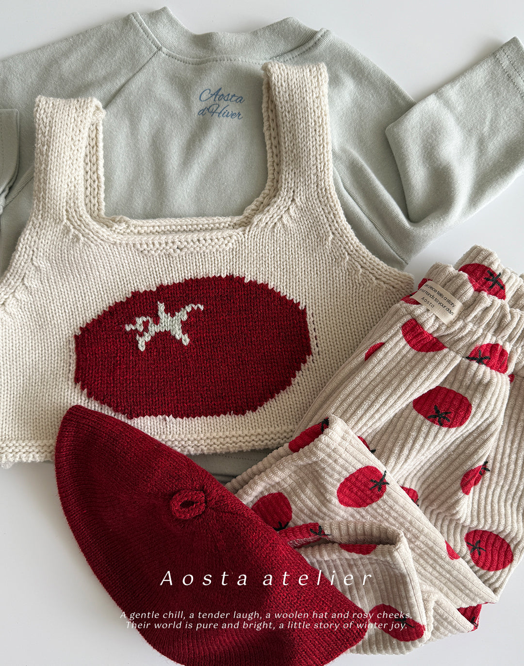 韓國童裝 25秋冬 | AO25451 Text Tee