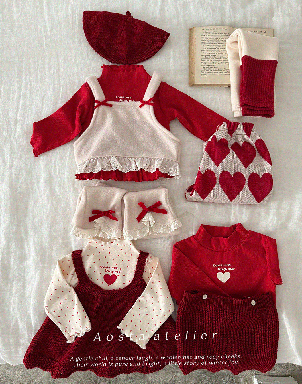 韓國童裝 25秋冬 | AO25422 Love Me Blouse