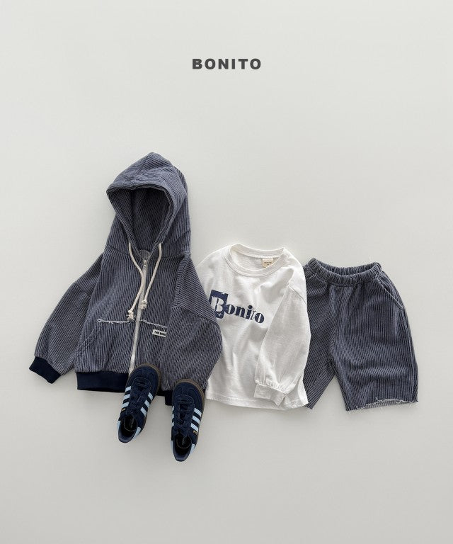 韓國童裝 26秋| BT10 Box B Ribbed Tee 上衣 (80-140)
