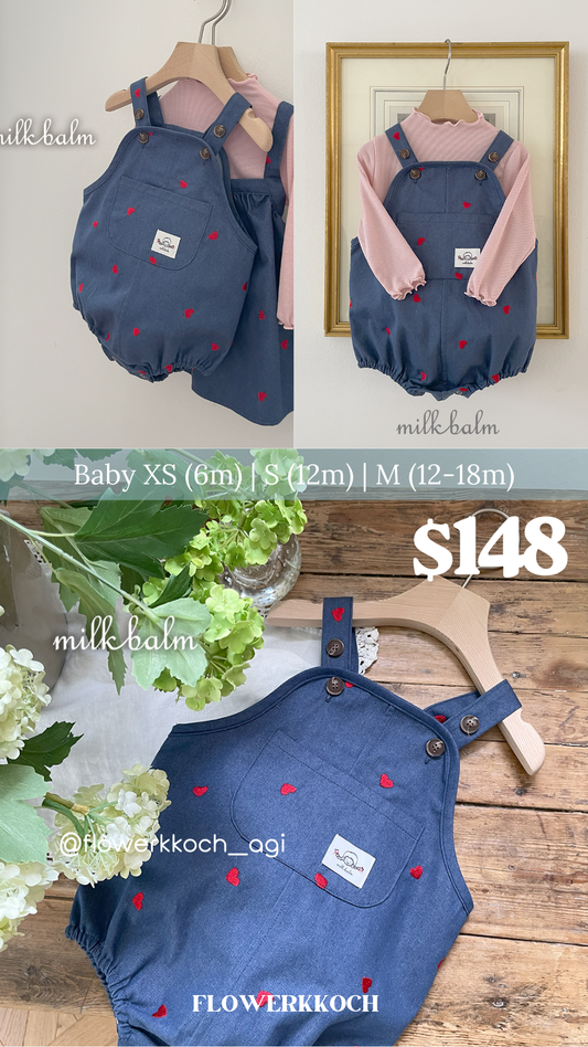 (花花谷團購限定 17/9或之前) 韓國童裝 25秋 | MK25307 Baby Suit