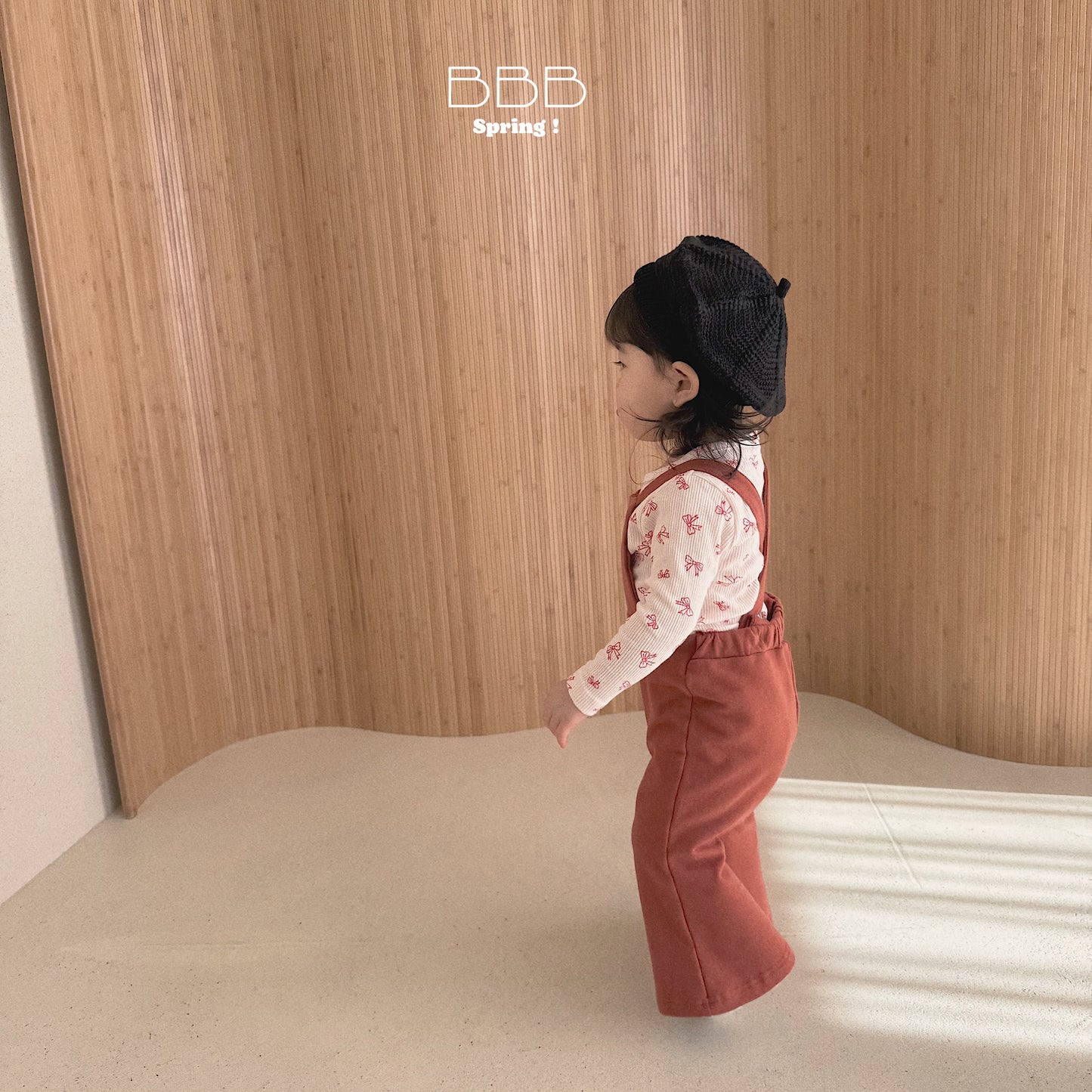 韓國童裝 26春 | BB07 Bebe Spring Floral Basic T-shirt (70-110cm)