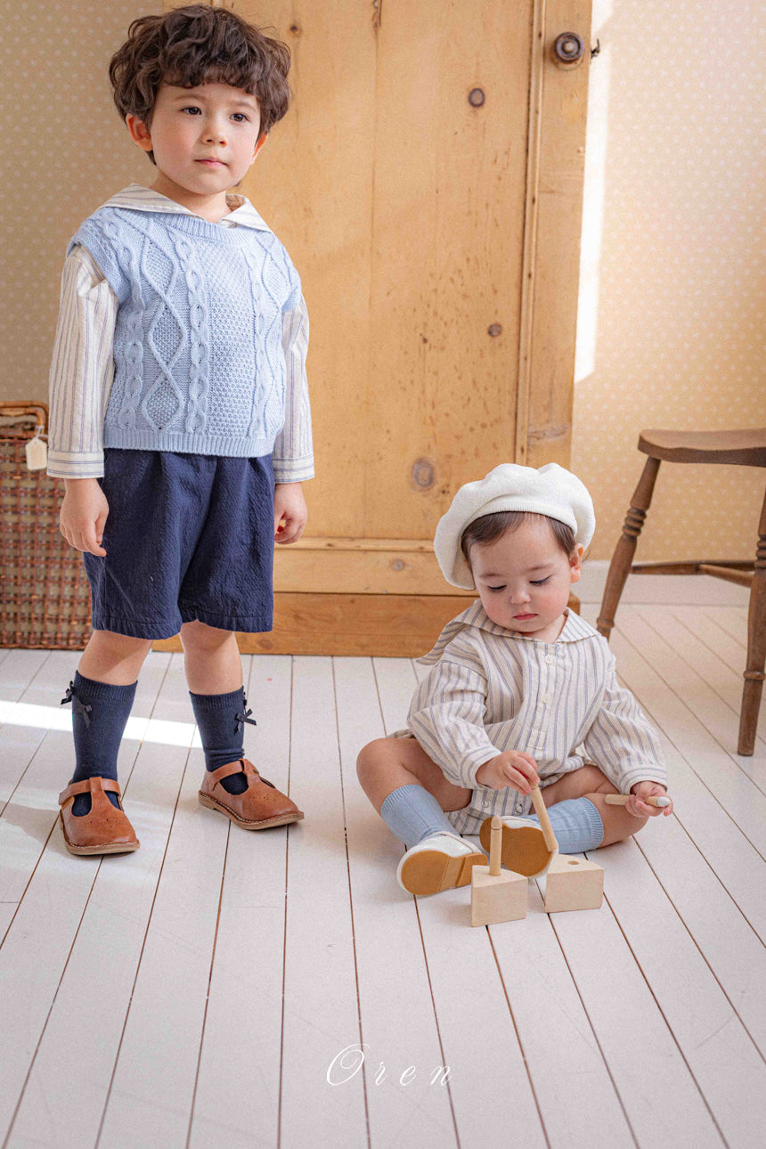 韓國童裝 26春 |  OR69 Knit Vest (85~120cm)