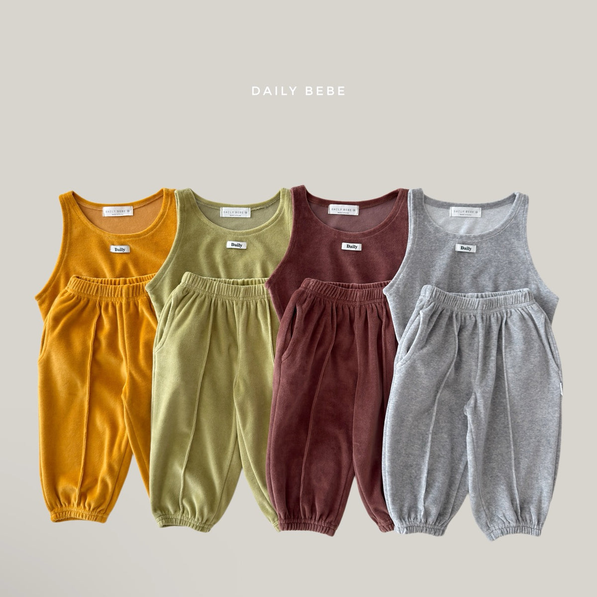 韓國童裝 26秋| DD03 Velour Set 套裝