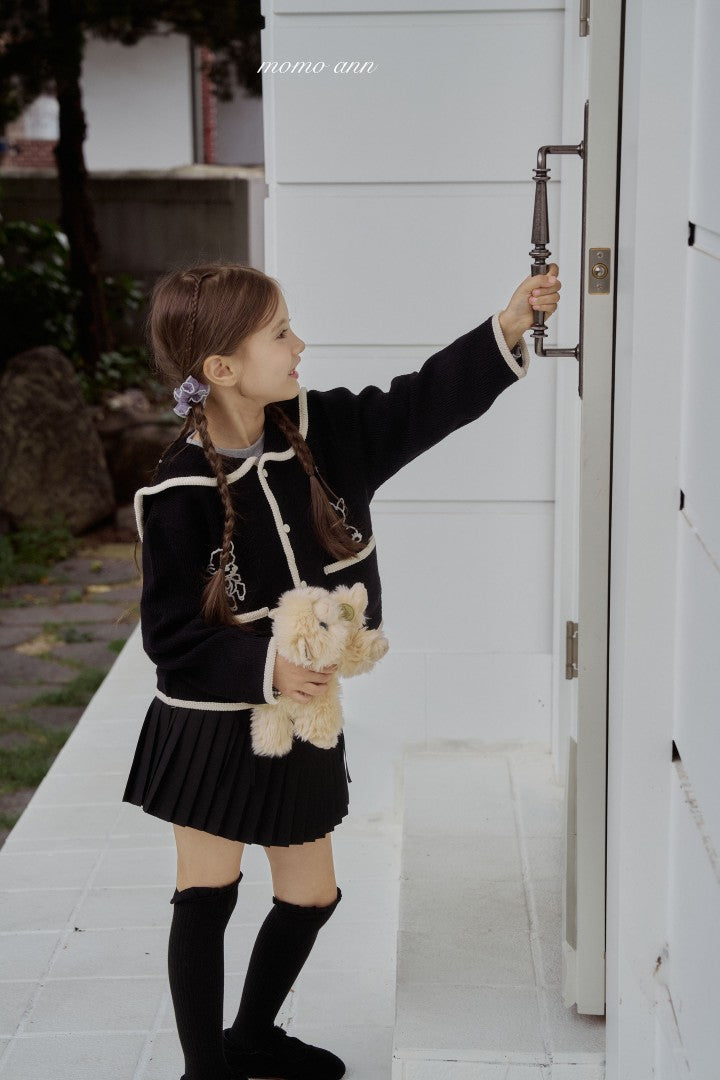 韓國童裝 26秋| MN08 Ribbon Pleated Skirt 短裙 (90-140)