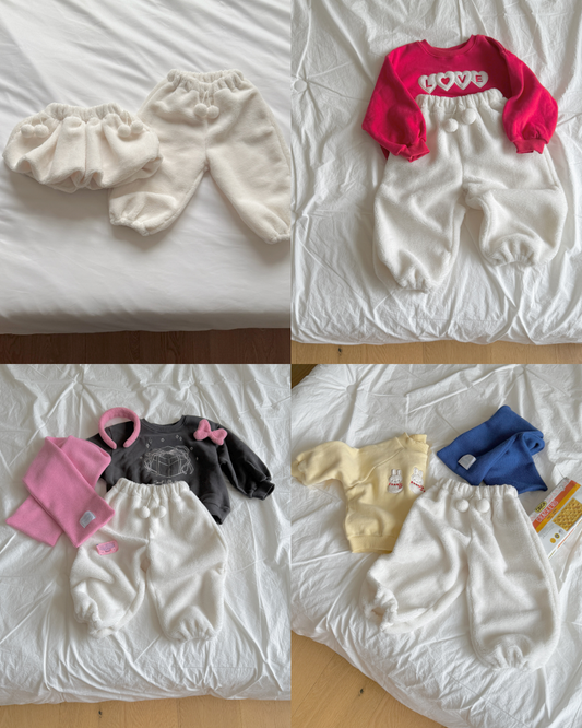 韓國童裝 25秋冬 | NB25431 Snowy Pants