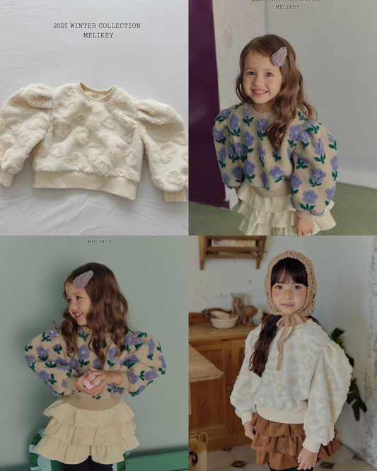 韓國童裝 25秋冬 | ME25440 Floral Top