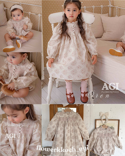 韓國童裝 26春 |  OR83 Ellie Smoking Blouse (MOM)