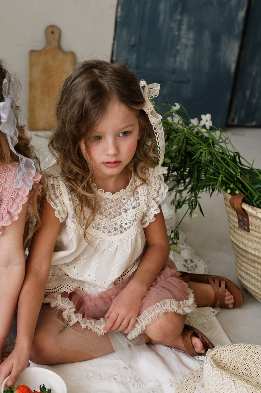 韓國童裝 26夏| FU28 Mio Blouse 米奧襯衫 (90-140cm)