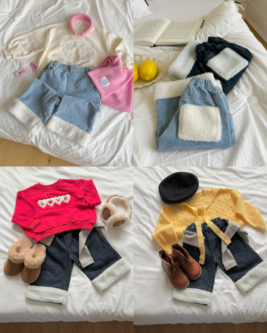 韓國童裝 25秋冬 | NB25433 Denim Pants