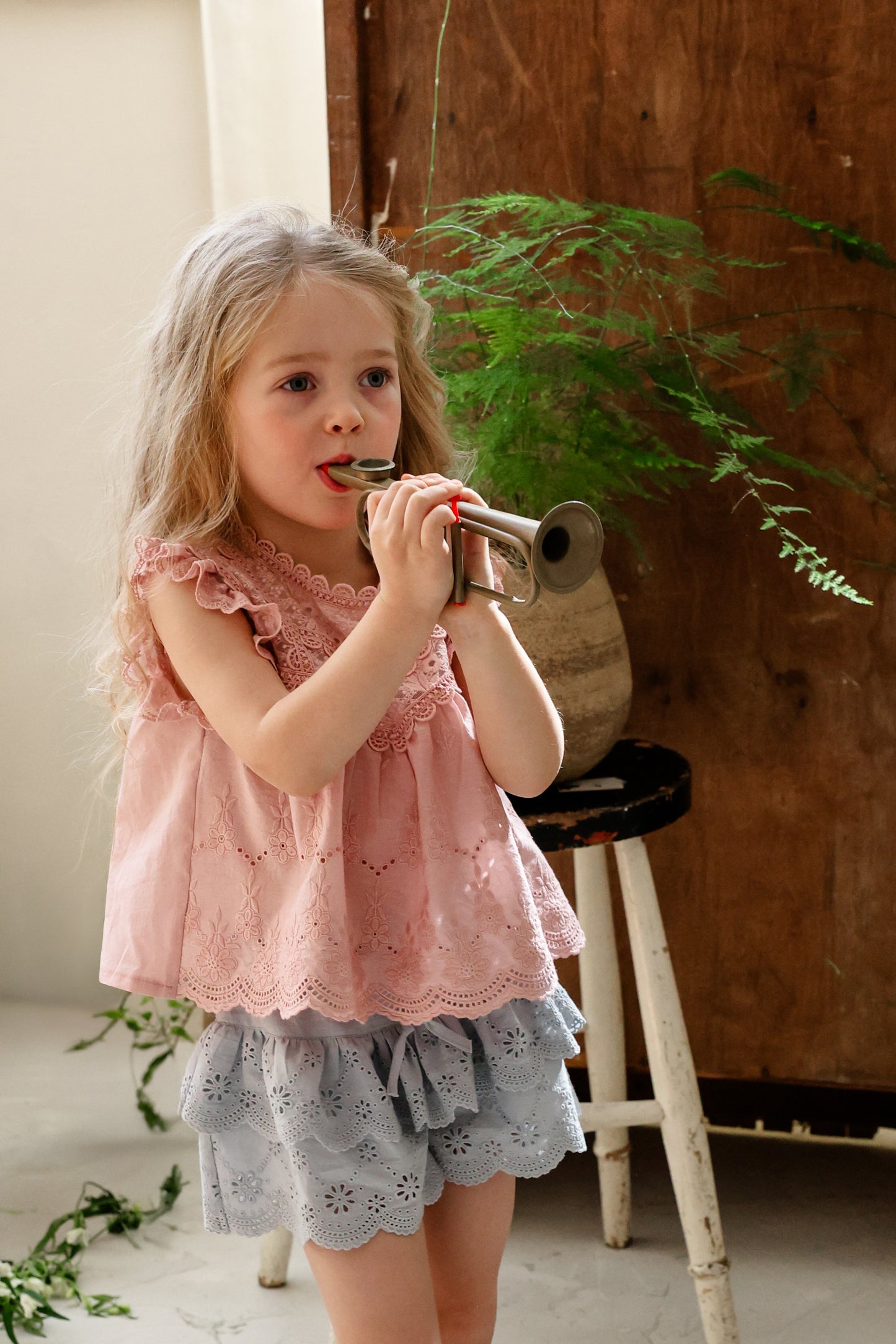 韓國童裝 26夏| FU28 Mio Blouse 米奧襯衫 (90-140cm)